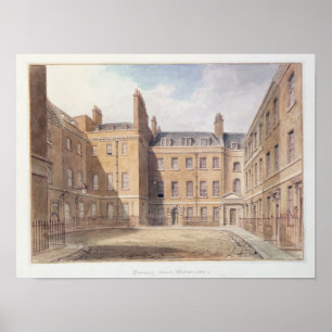 Uitzicht van Downing Street, Westminster Poster