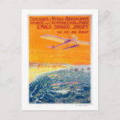 Uitzicht van drijfvliegtuigen in Poster van lucht Briefkaart (Voorkant)