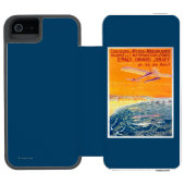 Uitzicht van drijfvliegtuigen in Poster van lucht Incipio iPhone Portemonnee Hoesje (Agenda Open)