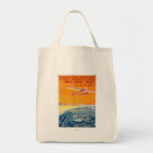 Uitzicht van drijfvliegtuigen in Poster van lucht Tote Bag (Voorkant)