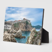 Uitzicht van Dubrovnik uit zee Fotoplaat (Zijkant)