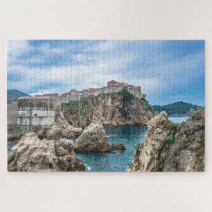 Uitzicht van Dubrovnik uit zee Legpuzzel