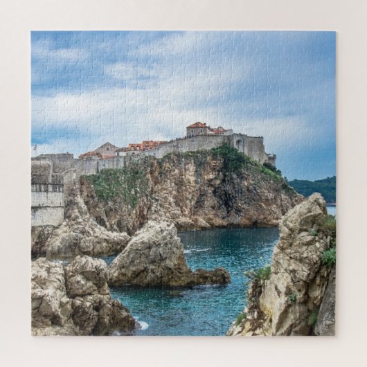 Uitzicht van Dubrovnik uit zee Legpuzzel (Verticaal)