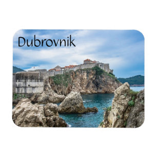 Uitzicht van Dubrovnik uit zee Magneet