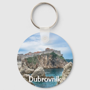 Uitzicht van Dubrovnik uit zee Sleutelhanger