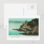 Uitzicht van Eagle Dome in Point Lobos Briefkaart (Voorkant / Achterkant)