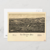 Uitzicht van East Pepperell Massachusetts (1886) Briefkaart (Voorkant / Achterkant)