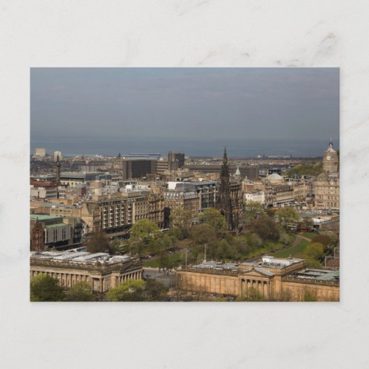 Uitzicht van Edinburgh Briefkaart (Voorkant)