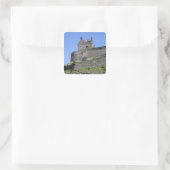 Uitzicht van Edinburgh Castle, Edinburgh, Schotlan Vierkante Sticker (Tas)