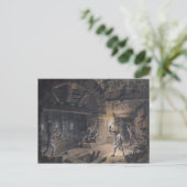 Uitzicht van een cel in de Bastille Briefkaart (Staand voorkant)