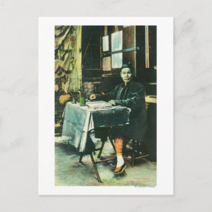 Uitzicht van een Chinese Fortune Teller Briefkaart