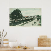 Uitzicht van een City ParkAlameda, CA Poster (Keuken)