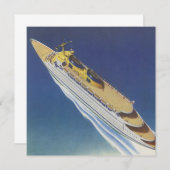 Uitzicht van een  cruiseschip in de oceaan (Voorkant / Achterkant)