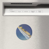 Uitzicht van een  cruiseschip in de oceaan magneet (Insitu (Vaatwasser))