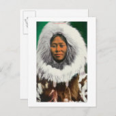 Uitzicht van een Eskimo Beauty Briefkaart (Voorkant / Achterkant)
