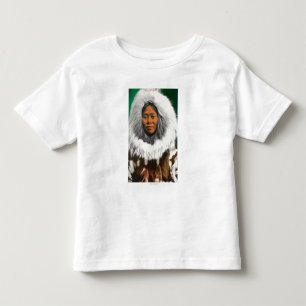 Uitzicht van een Eskimo Beauty Kinder Shirts