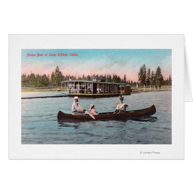 Uitzicht van een houthakker op het meer (Voorkant Horizontaal)