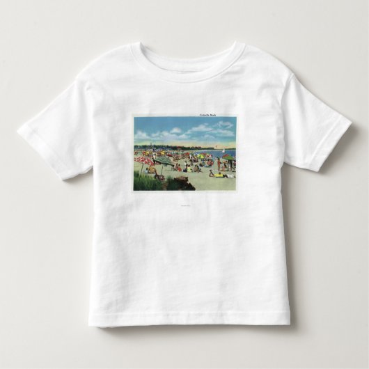 Uitzicht van een kruising van Craigville Beach Kinder Shirts (Voorkant)