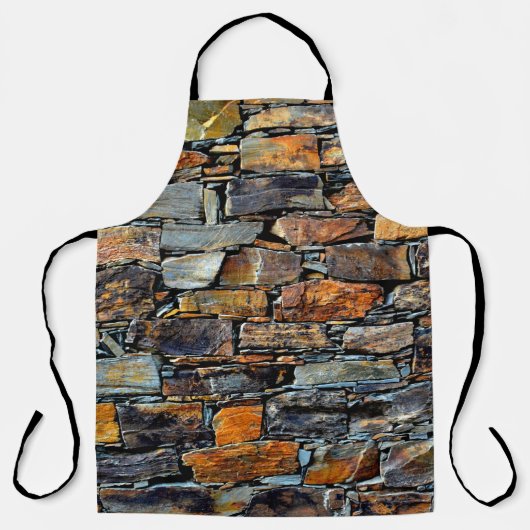 Uitzicht van een oude traditionele steen w. schort (Voorkant)