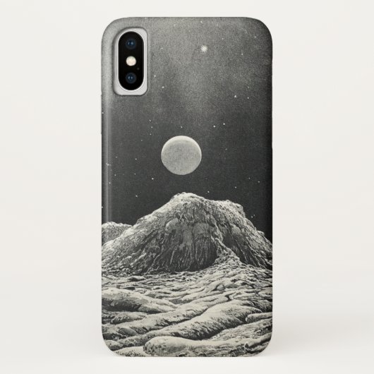 Uitzicht van een planeet van de maan Case-Mate iPhone case (Achterkant)