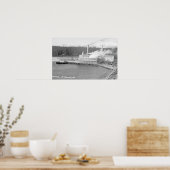 Uitzicht van een Plant van papier Poster (Keuken)