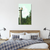 Uitzicht van een Sequoia Wind MillEureka, CA Canvas Afdruk (Insitu (Slaapkamer))