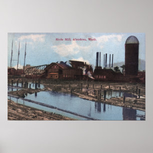 Uitzicht van een slavenziekte poster