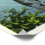 Uitzicht van een Steamer op de Songo Poster (Hoek)