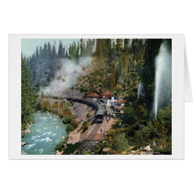 Uitzicht van een treinstation (Voorkant Horizontaal)