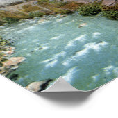 Uitzicht van een treinstation poster (Hoek)