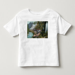 Uitzicht van een treinstation vanuit de lucht kinder shirts