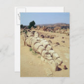 Uitzicht van een van de grote beelden van Telemon Briefkaart (Voorkant / Achterkant)