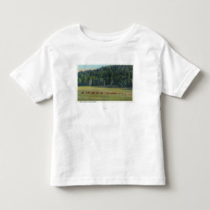 Uitzicht van een verpakking van Deer Grazing Kinder Shirts