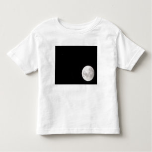 Uitzicht van een volle maan, ook shows Mars Kinder Shirts