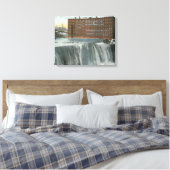 Uitzicht van eerste Herfsten Canvas Afdruk (Insitu (Slaapkamer))