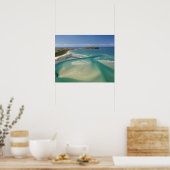 Uitzicht van estuarium, Sawyer Bay, Stanley en Poster (Keuken)