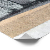 Uitzicht van Fourth Street San Rafael, CA Poster (Hoek)