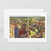 Uitzicht van Franklin Parkway Briefkaart (Voorkant / Achterkant)