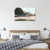 Uitzicht van Front Street 2 Canvas Afdruk (Insitu (Slaapkamer))