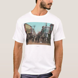 Uitzicht van Front StreetNome, AK T-shirt
