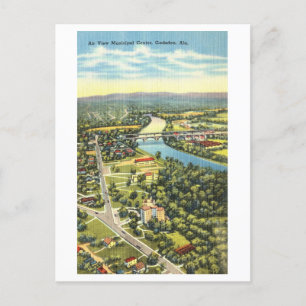  Uitzicht van Gadsden, Alabama, Briefkaart