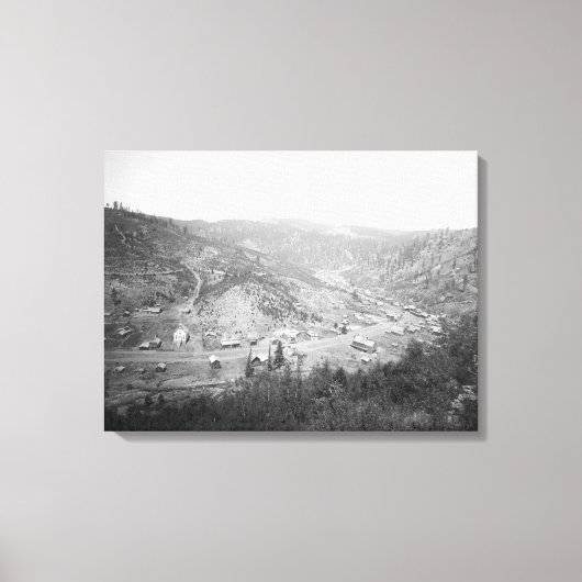 Uitzicht van Galena, South Dakota Foto Canvas Afdruk (Voorkant)