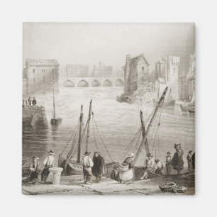 Uitzicht van Galway van de Claddagh Magneet