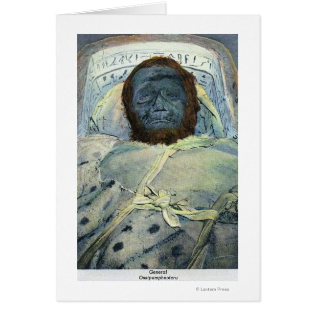 Uitzicht van General Ossipumphnoferu Mummy (Voorkant)