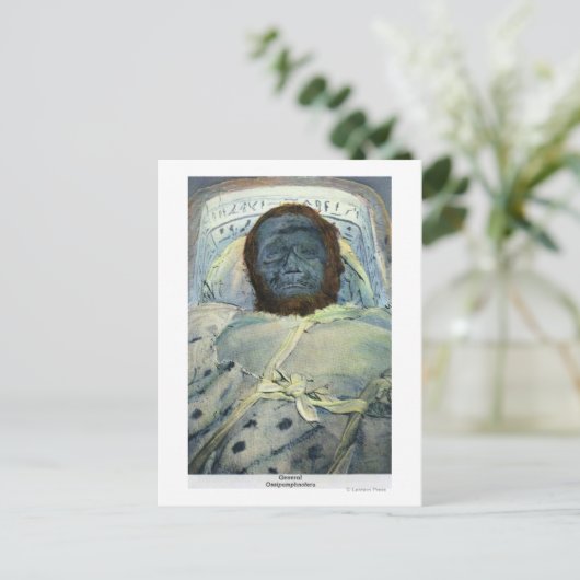 Uitzicht van General Ossipumphnoferu Mummy Briefkaart (Staand voorkant)