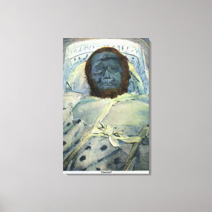 Uitzicht van General Ossipumphnoferu Mummy Canvas Afdruk