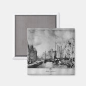 Uitzicht van Gent Magneet (Voorkant / Achterkant)