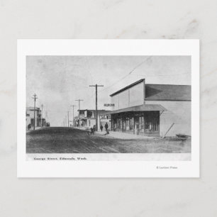 Uitzicht van George Street Briefkaart