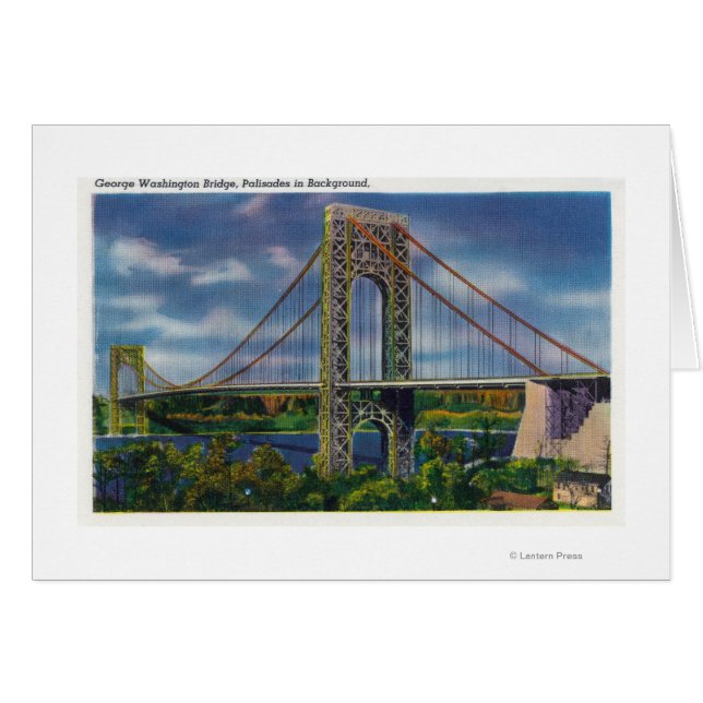 Uitzicht van George Washington Bridge (Voorkant Horizontaal)