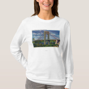 Uitzicht van George Washington Bridge T-shirt